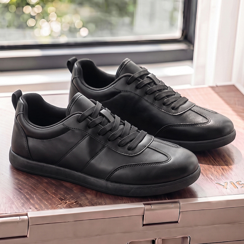 Scarpe da uomo in vera pelle,  - Men Formal Wear All Black recensione e prezzo
