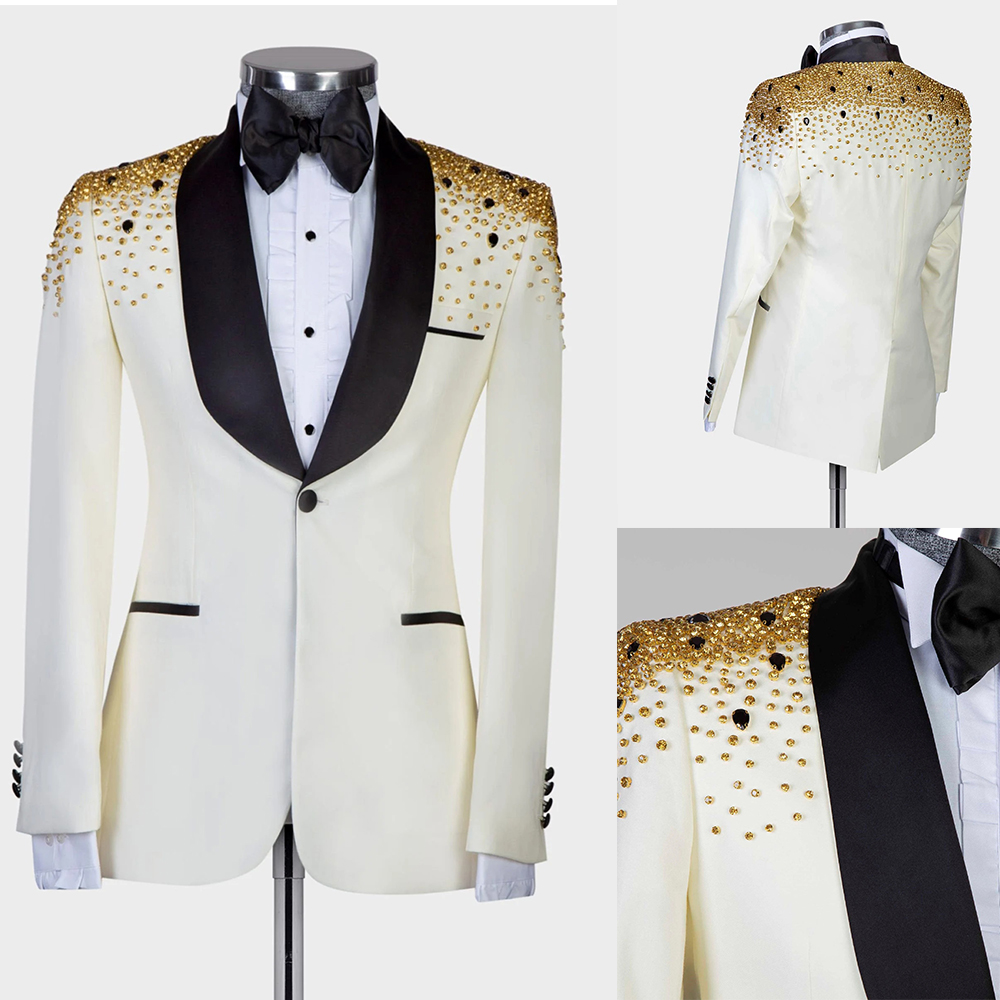 Uomo Cristalli di lusso Abiti  - Men Formal Wear Modern recensione e prezzo